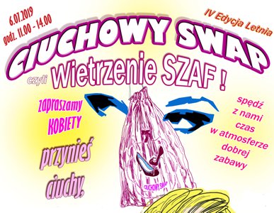 Zapraszamy na CIUCHOWY SWAP – Wietrzenie szaf