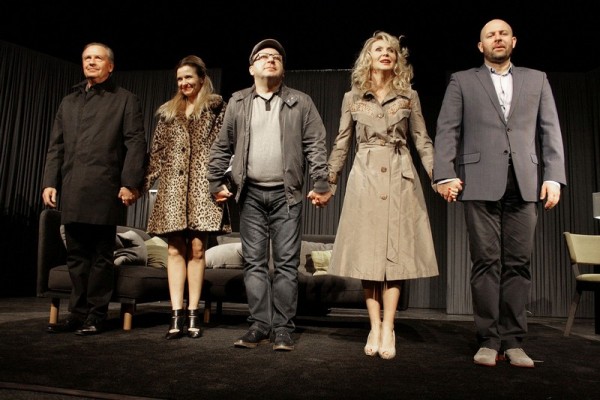 "Intryga". Teatr Kamienica w Warszawie. Obsada: Joanna Koroniewska, Beata cibakówna, Szymon Bobrowski, Tomasz Stockinger, Zbigniew Zamachowski. Tarnobrzeg. 30.11.2015.