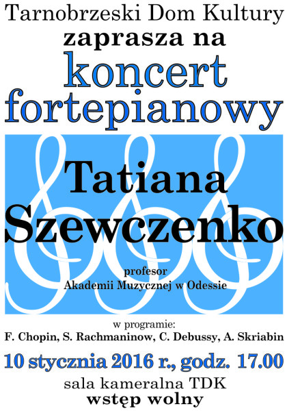 Koncert fortepianowy-plakat