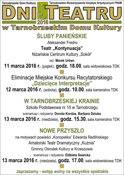 dni teatru 2016-plakat