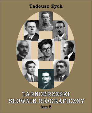 Zaproszenie na promocję 5. tomu TARNOBRZESKIEGO SŁOWNIKA BIOGRAFICZNEGO autorstwa Tadeusza Zycha