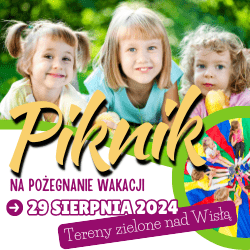 „Pożegnanie wakacji” – piknik za terenach zielonych nad Wisłą